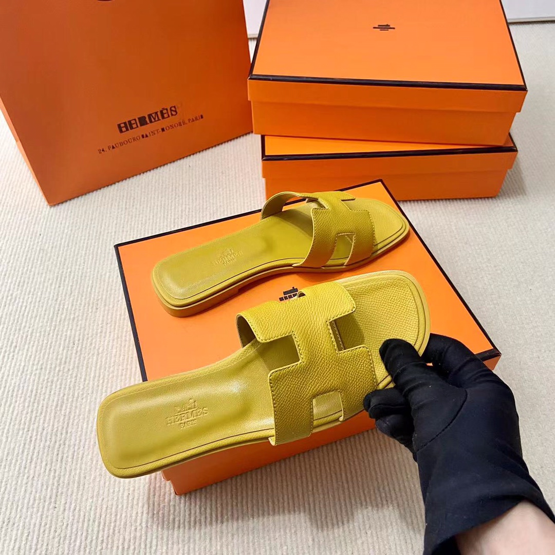 에르메스 올수공 오란 슬리퍼 샌들 앱송 80